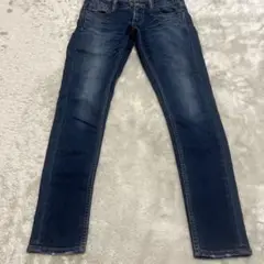 AZUL スキニーダメージデニム ブルー　サイズ25