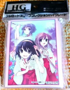 涼宮ハルヒの憂鬱 スリーブ ハルヒ&有希&みくる 巫女ver.