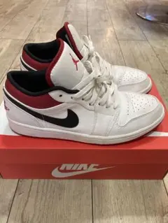 Nike Air Jordan 1 Low ホワイト/レッド/ブラック