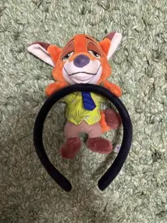 ディズニーカチューシャ　ニック　ズートピア