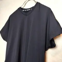 GIRAUDM ブラック Vネック レディース Tシャツ S