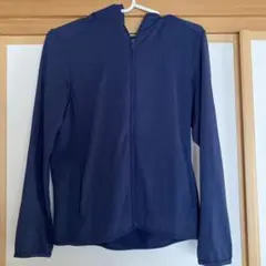 UNIQLO エアリズム UVカット メッシュパーカー ネイビー 150cm