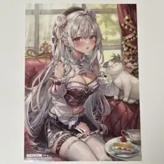 アールジュネス ももこ版画展 A4特製クリアポスター来場者特典ポスター