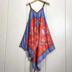 美品 ZARA ザラ ペイズリー柄 オールインワン バンダナ柄