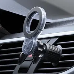 車用スマホホルダー 360度回転 iPhone magfase 対応