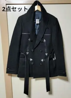 kris van assche 14aw ピーコート タグ付き 替えボタン付き