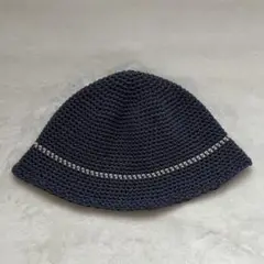 バケットハット　クラッシャーハット　クロシェハット