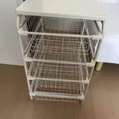 IKEA アルゴート4段　ワイヤーラック　イケア　廃盤品　2セット　天板1枚あり 非売品 イケア ワイヤーラック 4段 アルゴート IKEA 廃盤品