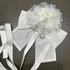青山時代★Moi-meme-Moitie★少女ヘッドドレス★モワティエ 新品 モワティエMoi-meme-Moitie青薔薇付きヘッドドレスワイヤー入り