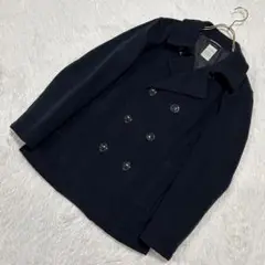 BACK NUMBER ピーコート ネイビー M シンプル