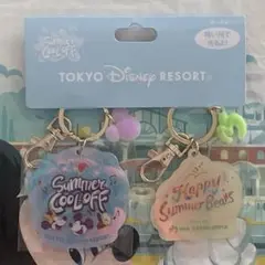サマー・クールオフキーチェーン　Mrs.GREEN APPLEコラボ　ディズニー