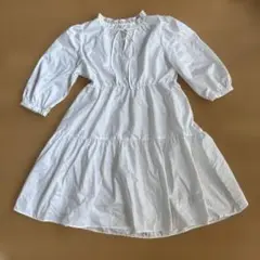 GU ティアードホワイトワンピース Lサイズ