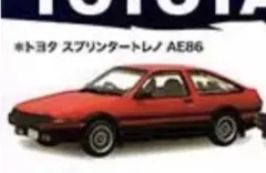 プラッツ　1/64完成品　トヨタ スプリンタートレノ AE86トヨタ86 ZN6