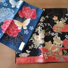 和柄ハンカチ　２枚セット