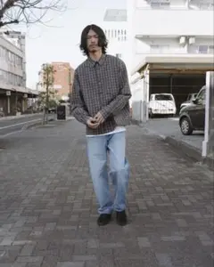美品 edit clothing TAPERD LOOSE DENIM サイズ2