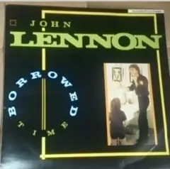 ジョンレノン BORROWED TIMEレコード ポスター付き