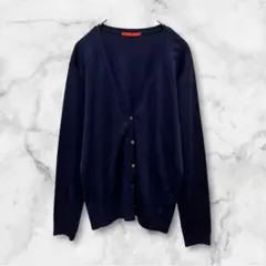 【コルニーチェ】美品☆綿100% Vネック カーディガン 薄手　シンプル　40