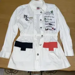 PRG Golf レディースジャケット ホワイト　ビンテージブランド品