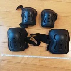 子供用プロテクターセット 黒 4点