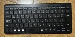ELECOM ワイヤレスキーボード TK-PD90BK