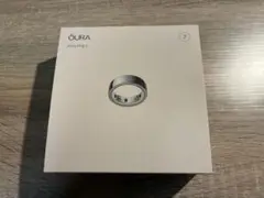 Oura Ring 4 シルバーの純正USBケーブルと箱　※本体と充電端末なし