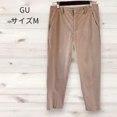 ジーユー チノパン ベージュ M ポリエステル レーヨン 混合