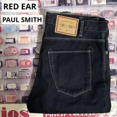 極上RED EAR PAUL SMITH/BLUE JAYブラックデニムパンツ