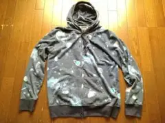 宇宙柄 パーカー LL