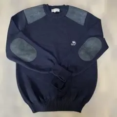 希少　Burberrys ネイビー ウール セーター M