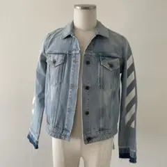お値下げ‼️オフホワイト.メンズ.Gジャン.超美品