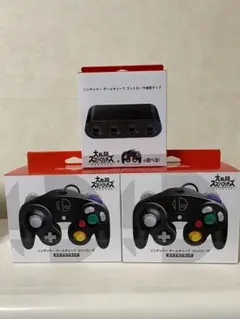 スマブラ コントローラー ゲームキューブ スマブラブラック 接続タップ セット