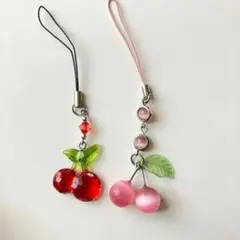 チェリーデザイン ストラップ 2点セット