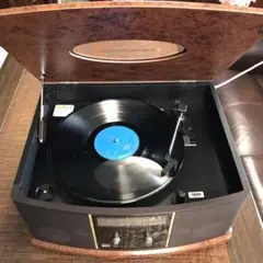 美品　denon デノン 卓上型 音聴箱 GPーS 30 レコードプレイヤー 中古】DENON 音聴箱 卓上型レコードプレーヤー木目 GP-S30