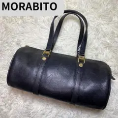 【大人気】モラビト ハンドバッグ レザー ブラック ミニボストン