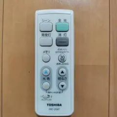 TOSHIBA 照明リモコン FRC-204T