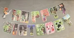 マインクラフト　ガーランド　happy birthday