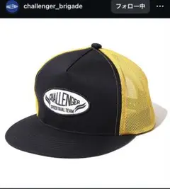 challenger LOGO PATCH CAP