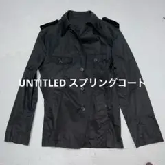 春物　UNTITLED アンタイトル　スプリング　ジャケット　薄手　春夏　L