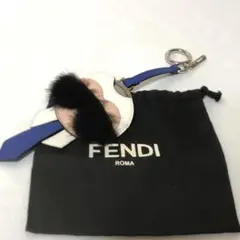 FENDI フェンディ カーリト ミラーチャーム バッグチャーム ミンクファー