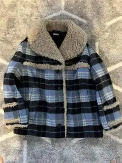 miumiu ミュウミュウ ダッフルコート チェック柄 38サイズ