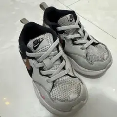 Nike air スニーカー グレー/ブラック/ピンク　15cm