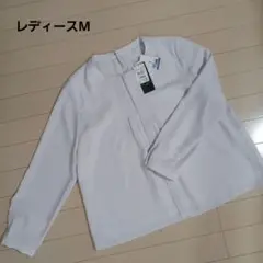 【即購入◎】　AOKI 　シャツ　ブラウス　長袖　ラベンダー　M
