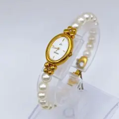 TASAKI 腕時計　ウォッチ　ヴィンテージ　美品 TASAKI】タサキ『パール ブレスウォッチ ダイヤ』レディース