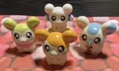 とっとこハム太郎のマスコット ハッピーセットのおもちゃ 全4種
