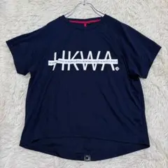 m1300 レディーススポーツウェア 半袖メッシュTシャツ ストレッチ ロゴ入り