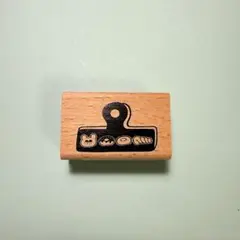 手紙社×popomu. コラボスタンプ/クリップ