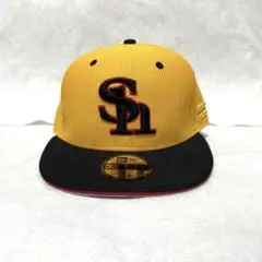 【未使用】ソフトバンクホークスキャップ NEW ERA ニューエラ59fifty