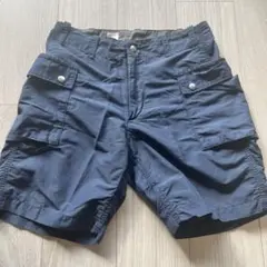 ARAN ネイビー カーゴショートパンツ