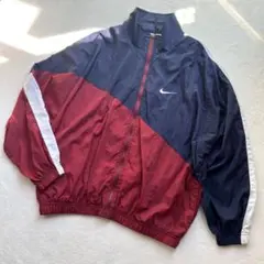 NIKE ナイロンジャケット ビックスオッシュ スオッシュ センターロゴ トリコ