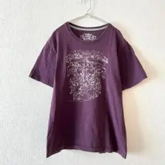 ♪【ノータベネ】Tシャツ 半袖 クルーネック 綿100% フロントプリント L